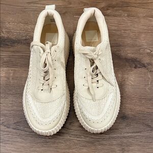 Dolce Vita Women's Cream Athletic Shoes
